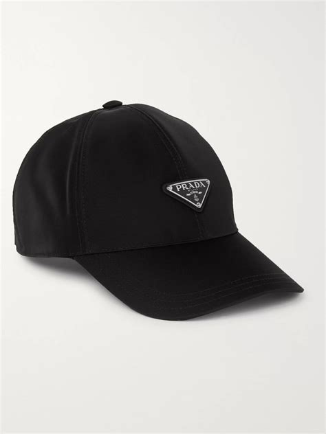 prada nylon baseball cap black|prada shearling bucket hat.